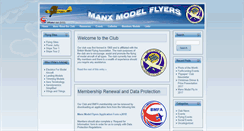 Desktop Screenshot of manx-modelflyers.org